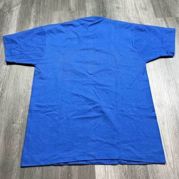 DETROIT PISTONS 1989 NBA Vintage Salem Training Camp 50/50 T-Shirt Large USA SS - Picture 7 of 7